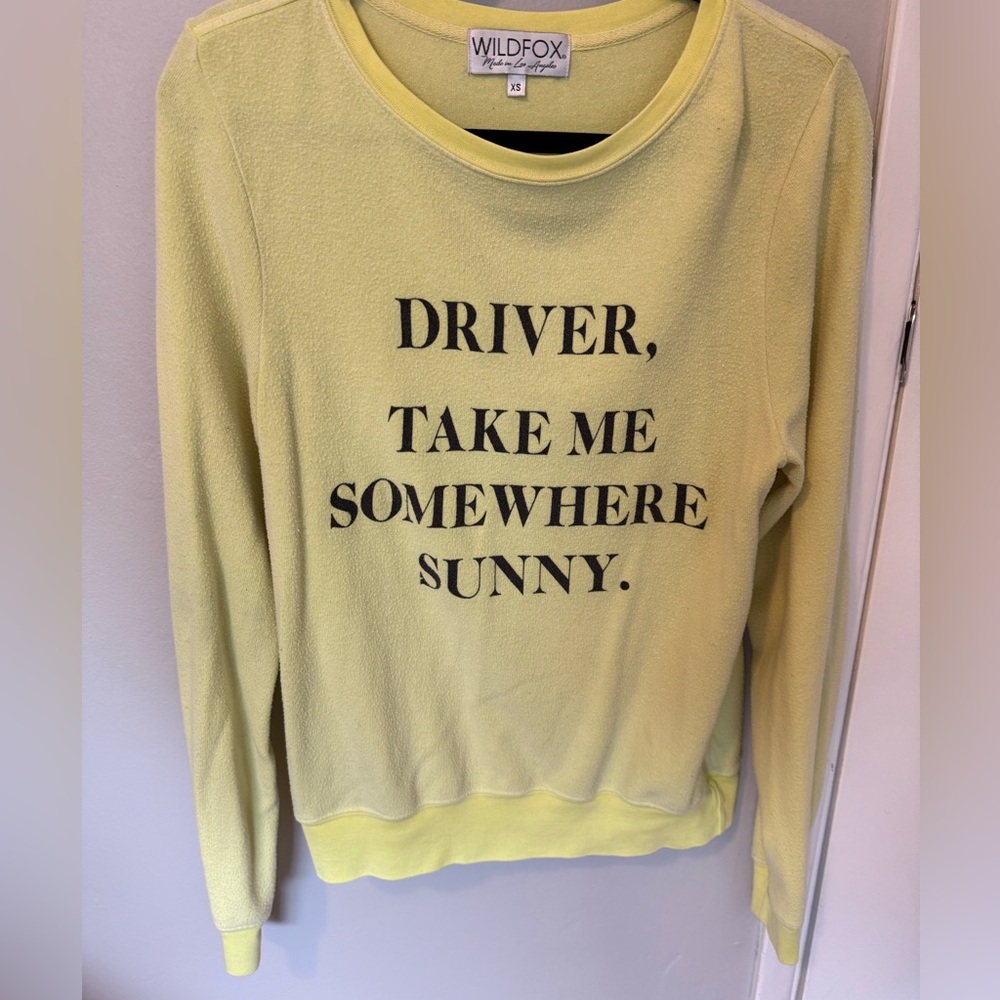 Wild fox sweater/sweatshirt size XS
